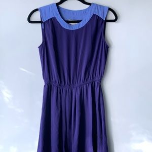 Loft — Purple Middi Dress